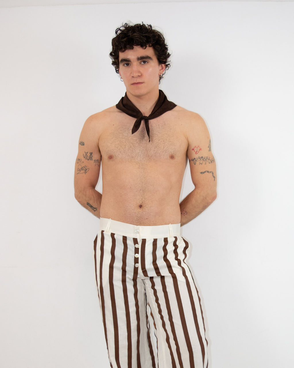 Suede Brown Bandana