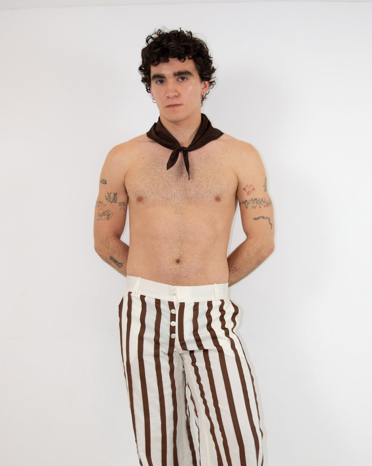 Suede Brown Bandana