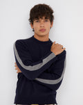 Rocco jumper in Navy-Grey