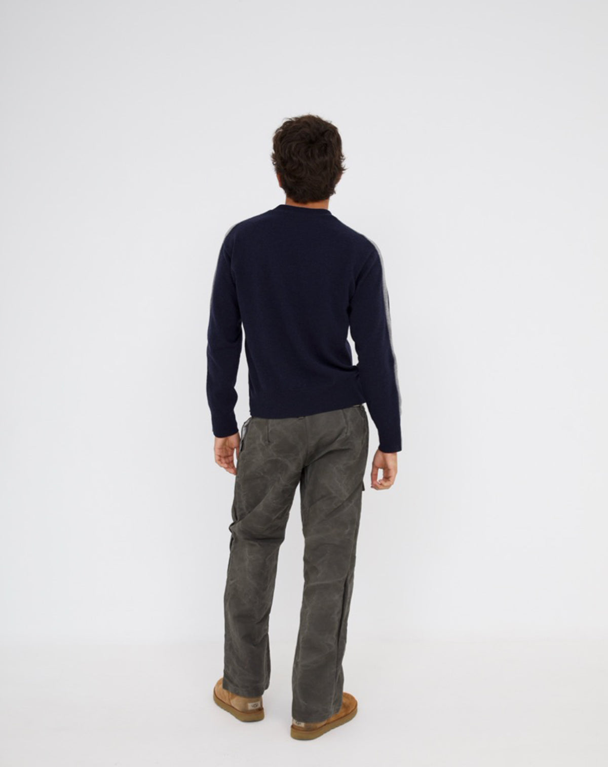 Rocco jumper in Navy-Grey
