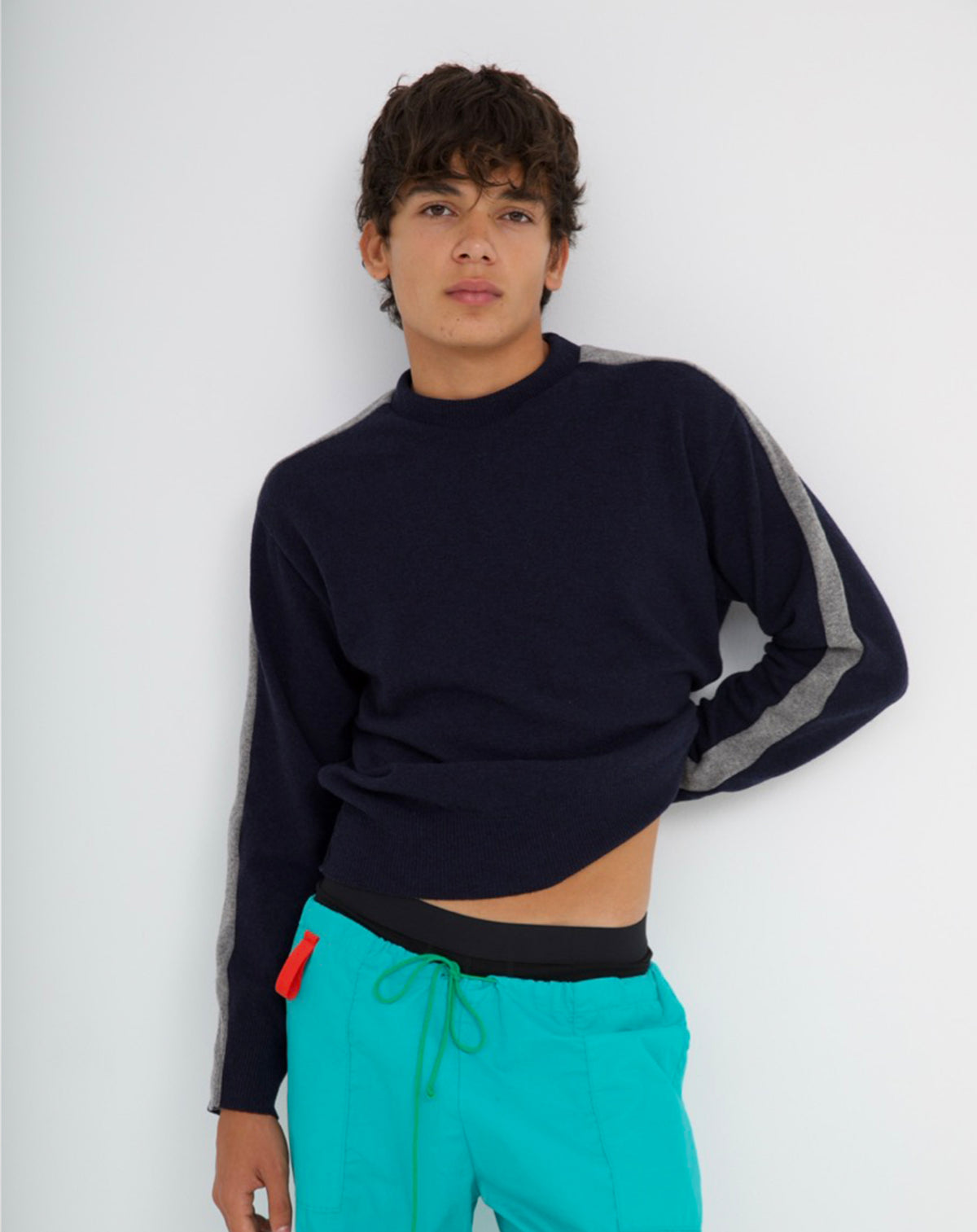 Rocco jumper in Navy-Grey