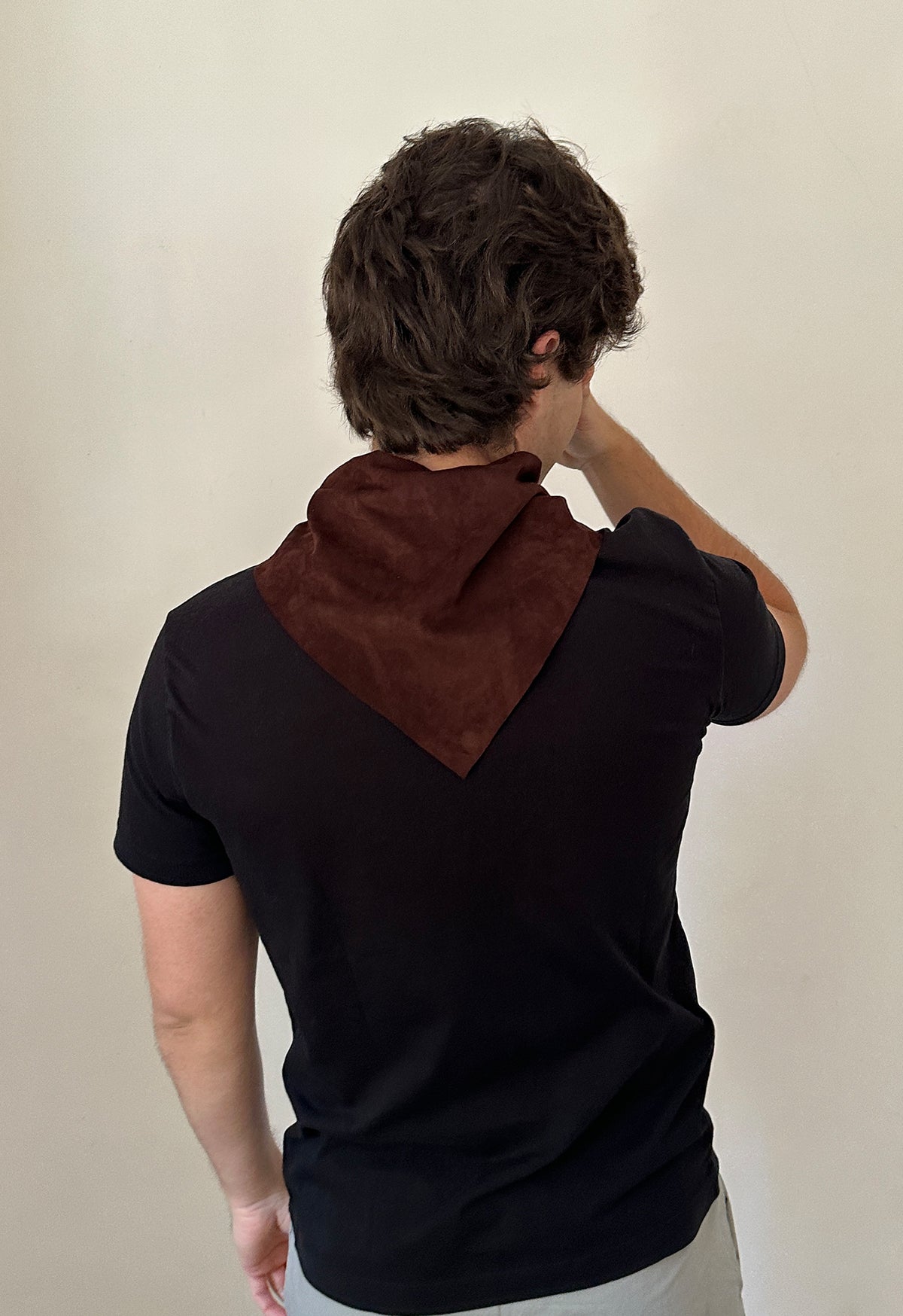 Suede Brown Bandana