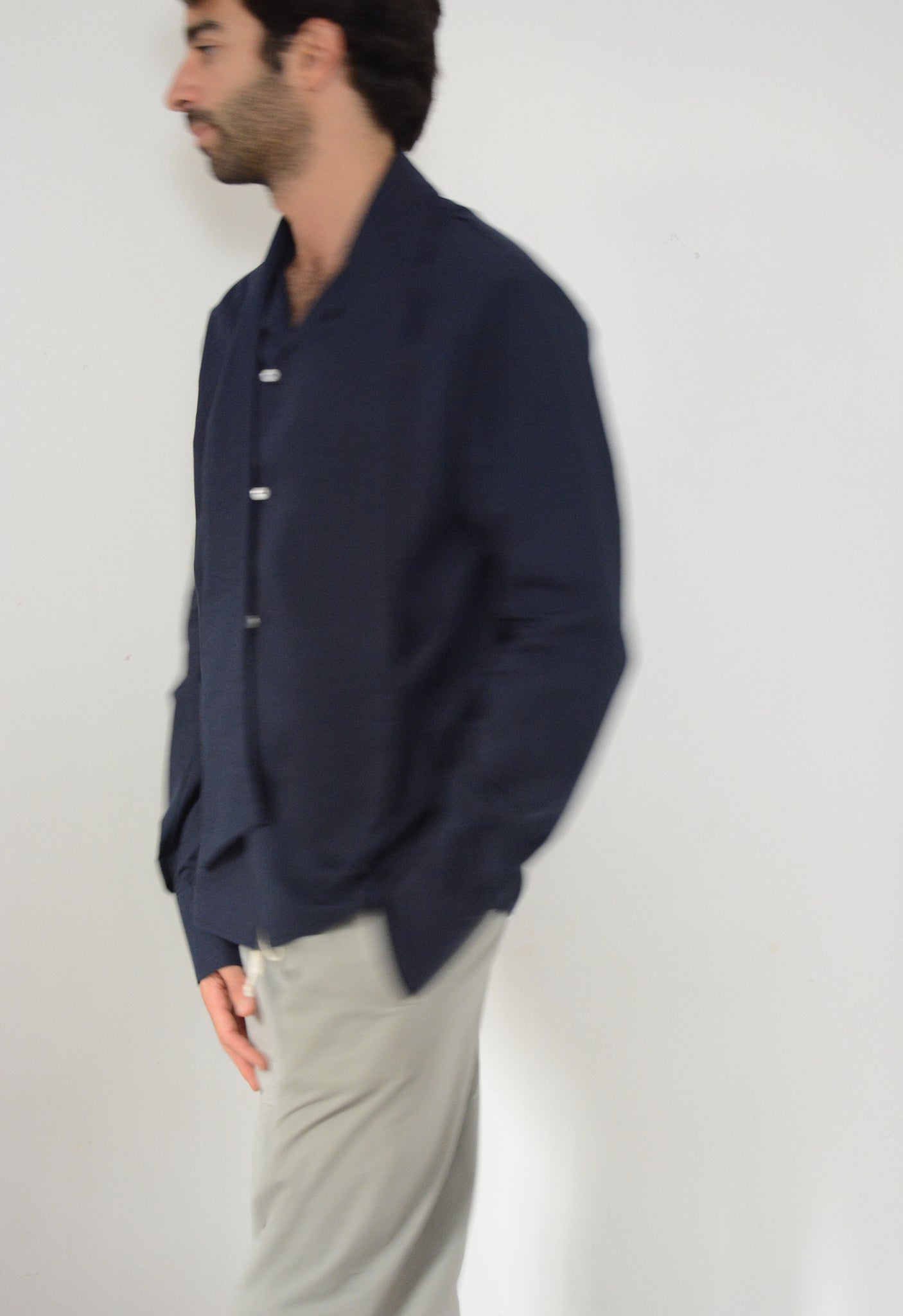 Glen shirt navy