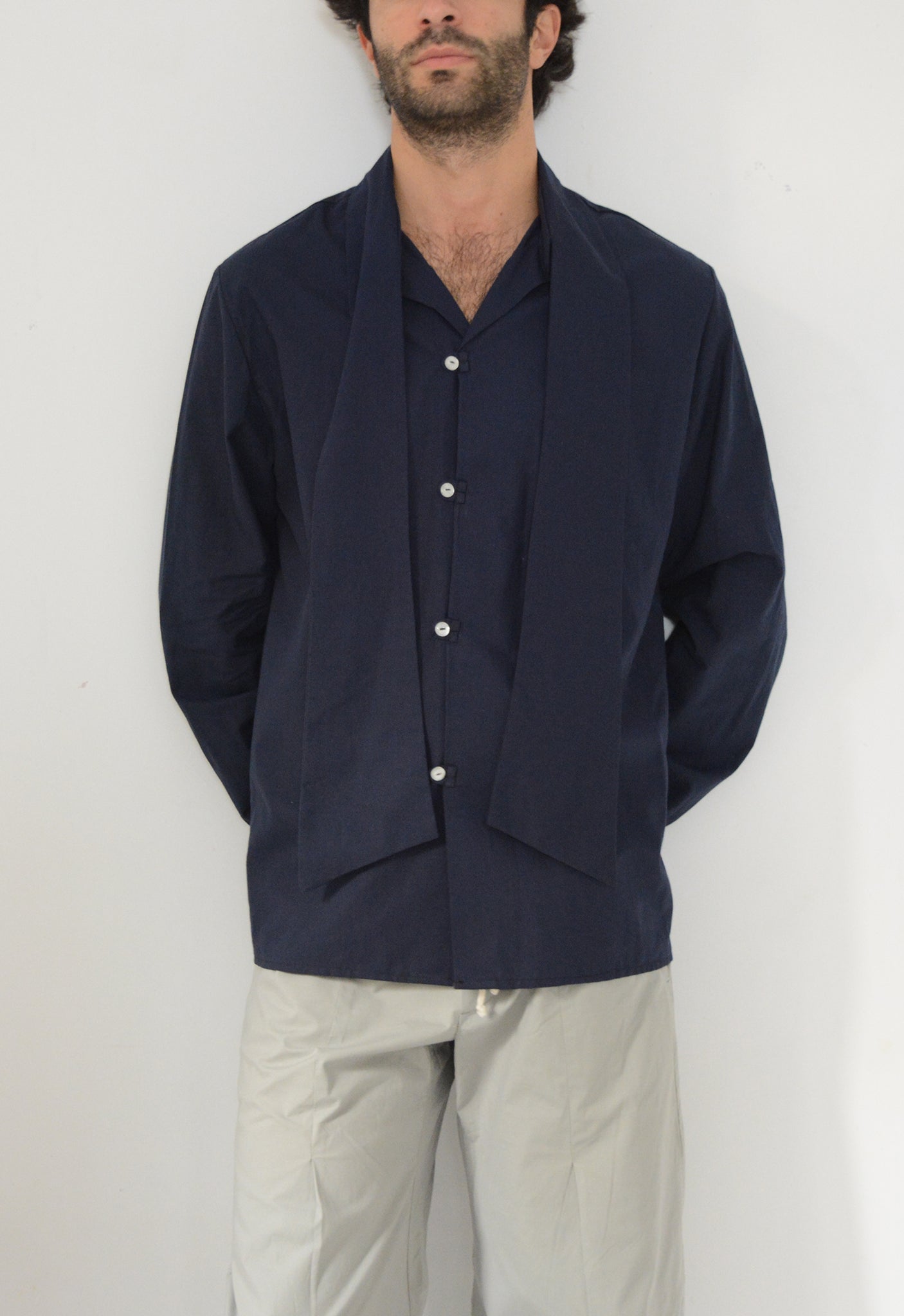 Glen shirt navy